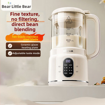 Μπλέντερ Bear PBJ-M04R3 για γάλα σόγιας, χαμηλός θόρυβος, 500W, 1L, 220V, αυτόματη καθαριότητα, έλεγχος αφής