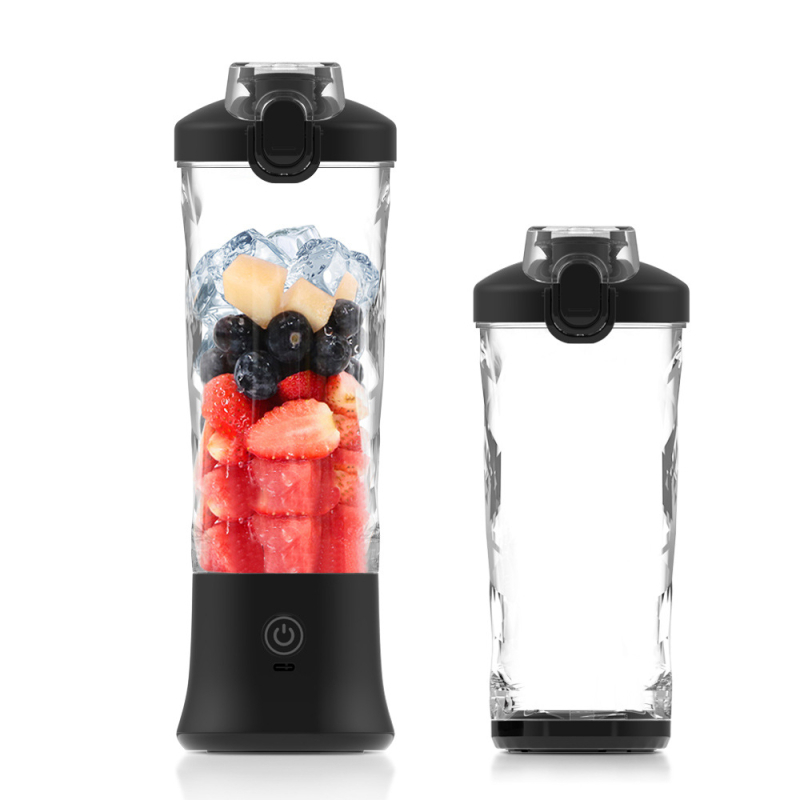 Prijenosni sokovnik i blender za led s baterijom, kapacitet 600-800 ml, 150 W motor, do 22,000 rpm, automatsko čišćenje