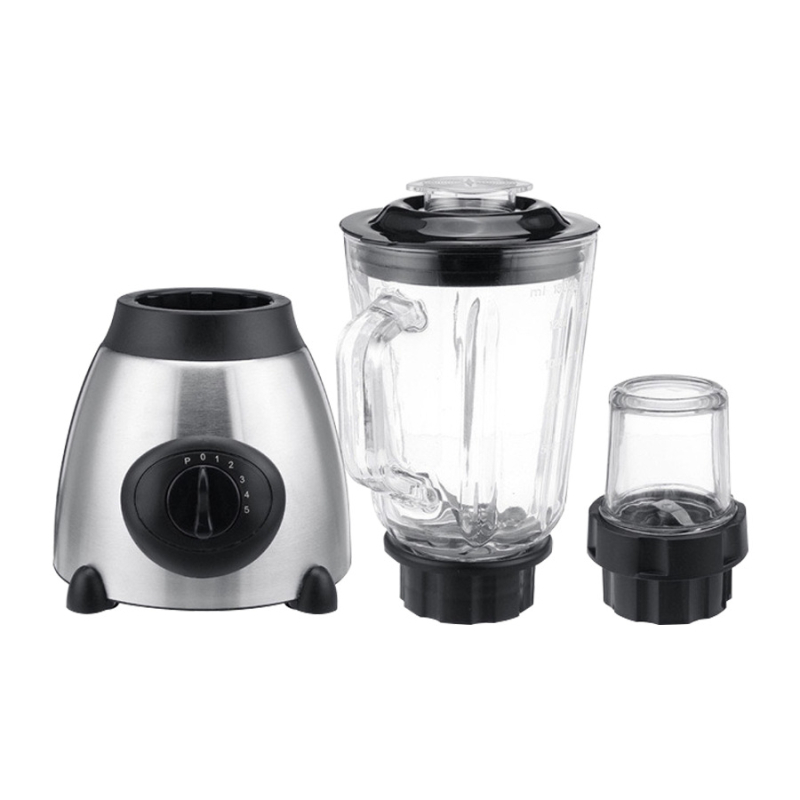 Višestruki kuhinjski sustav: sokovnik, blender i kuhinjski procesor, kapacitet 1–3 L, 5 brzina, 10 000–19 999 rpm, buka < 36 dB, dvostruke miješajuće oštrice