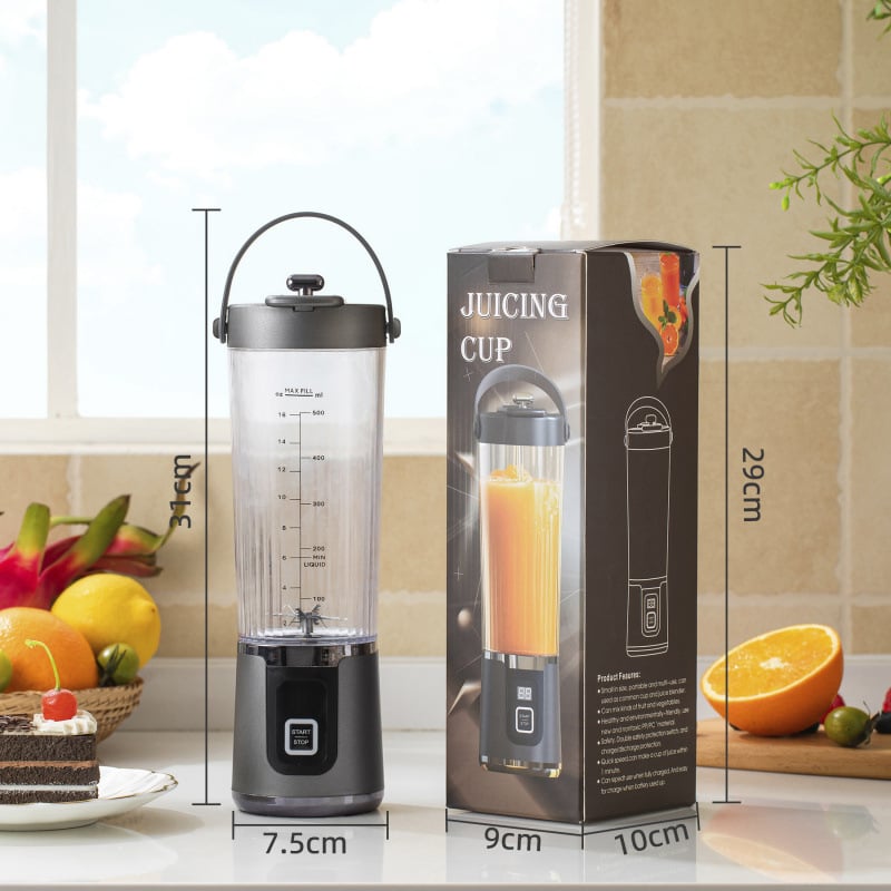 Bežični šalica za cijeđenje s ugrađenom baterijom, 18000 rpm, ≤200W, 5+ oštrica, unutarnja posuda od hrane PC plastike