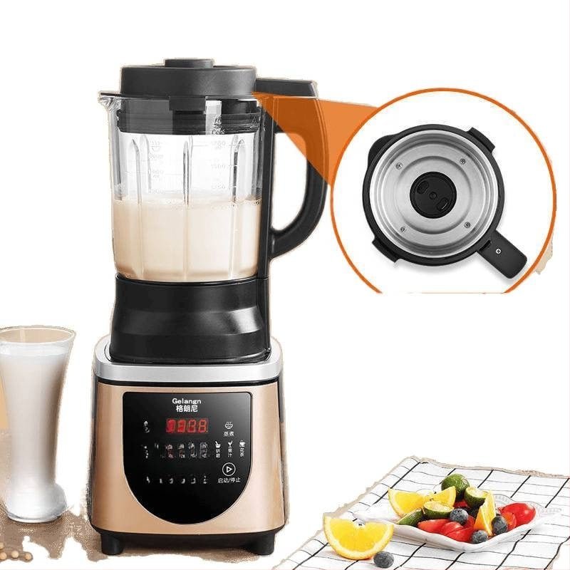 Мултифункционален домашен блендер за соево мляко и пресни сокове, напълно автоматичен, бутонно управление, обслужва 3 души, 3D равномерно нагряване