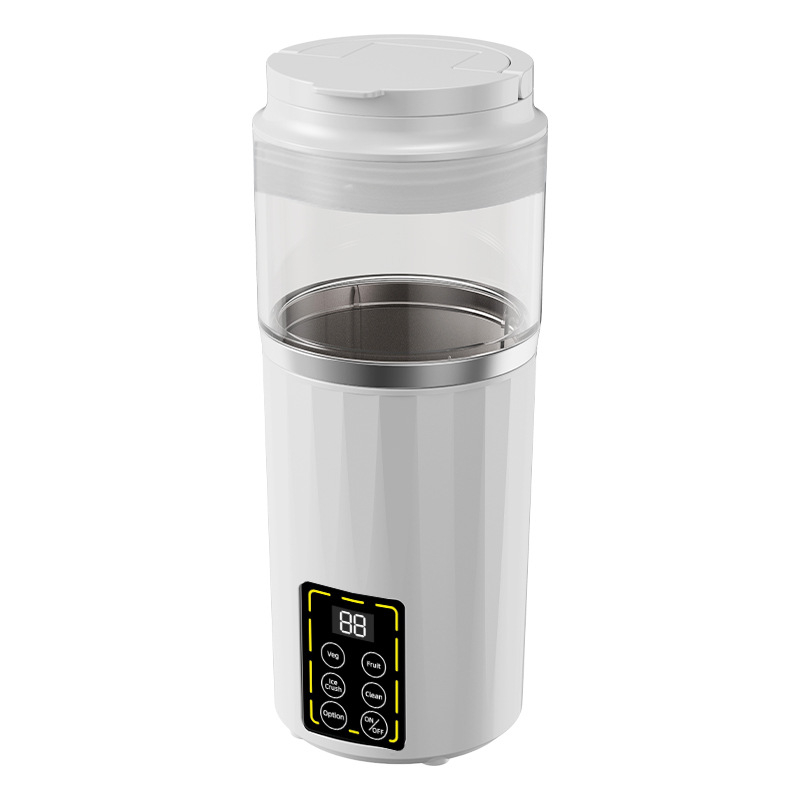 Prijenosni centrifugalni sokovnik s USB punjenjem, ugrađena baterija, kapacitet 401-600 ml, 5+ oštrica, plastično kućište