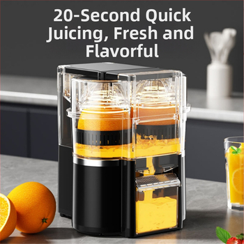 Dvojhlavý elektrický odšťavovač na citrusy, 400 ml objem šťavy, ABS telo, 200 W, 8000 RPM