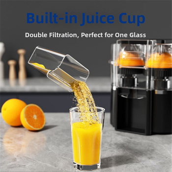 Dvojhlavý elektrický odšťavovač na citrusy, 400 ml objem šťavy, ABS telo, 200 W, 8000 RPM