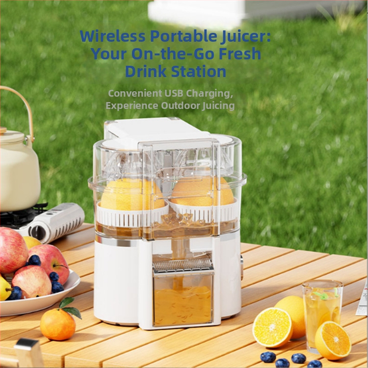 Dvojhlavý elektrický odšťavovač na citrusy, 400 ml objem šťavy, ABS telo, 200 W, 8000 RPM