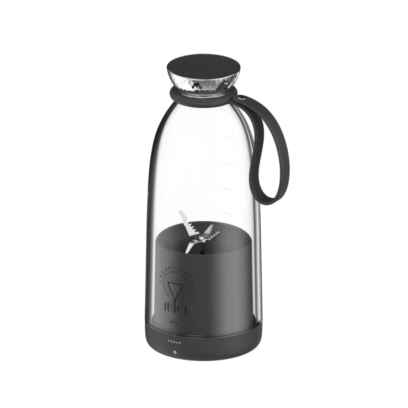 Električni prijenosni čaša za sok s ugrađenom baterijom, kapacitet 401–600 ml, snaga 200W, brzina 15001–18000 rpm, više od 5 oštrih oštrica