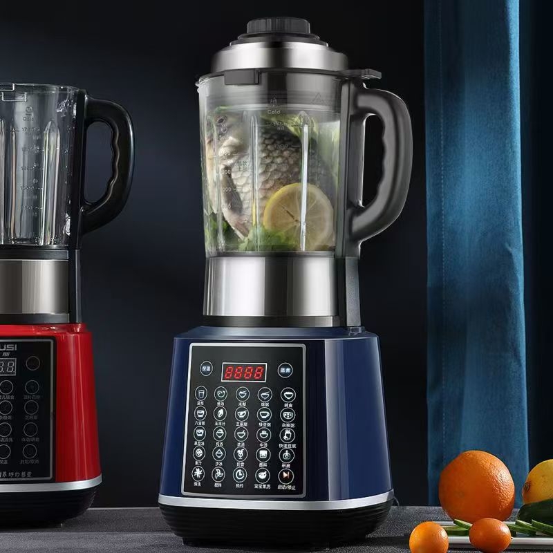 Gemus уред за приготвяне на соево мляко с нагряване, автоматичен, без филтър, многофункционален блендер, капацитет 1,2 л и повече, за 3–5 порции, таймер, нисък шум