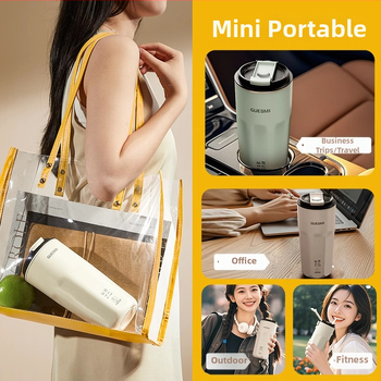 Šálka na priame pitie sójového mlieka – mini prenášateľný blender do domácnosti a kancelárie, plne automatický, 300–500W, 111–240V, kapacita pod 1 l