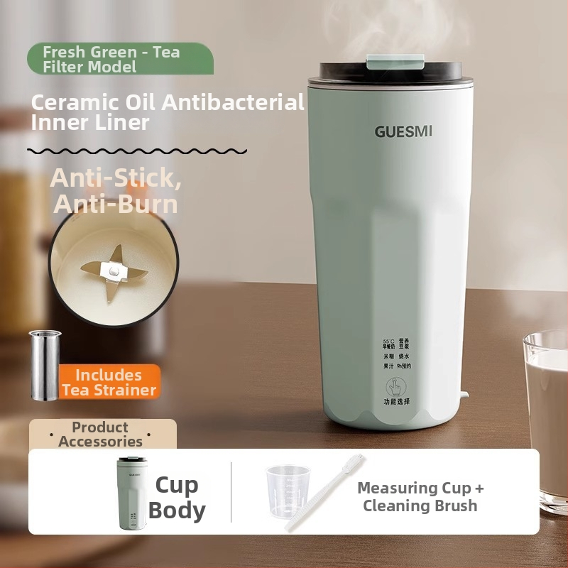 Šálka na priame pitie sójového mlieka – mini prenášateľný blender do domácnosti a kancelárie, plne automatický, 300–500W, 111–240V, kapacita pod 1 l