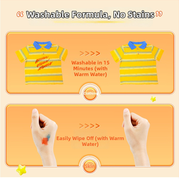 Ακρυλικός μαρκαδόρος με δυνατότητα στοίβαξης για μαθητές και παιδιά, με βάση το νερό, με μεγάλη χωρητικότητα, γρήγορο στέγνωμα, αδιάβροχος