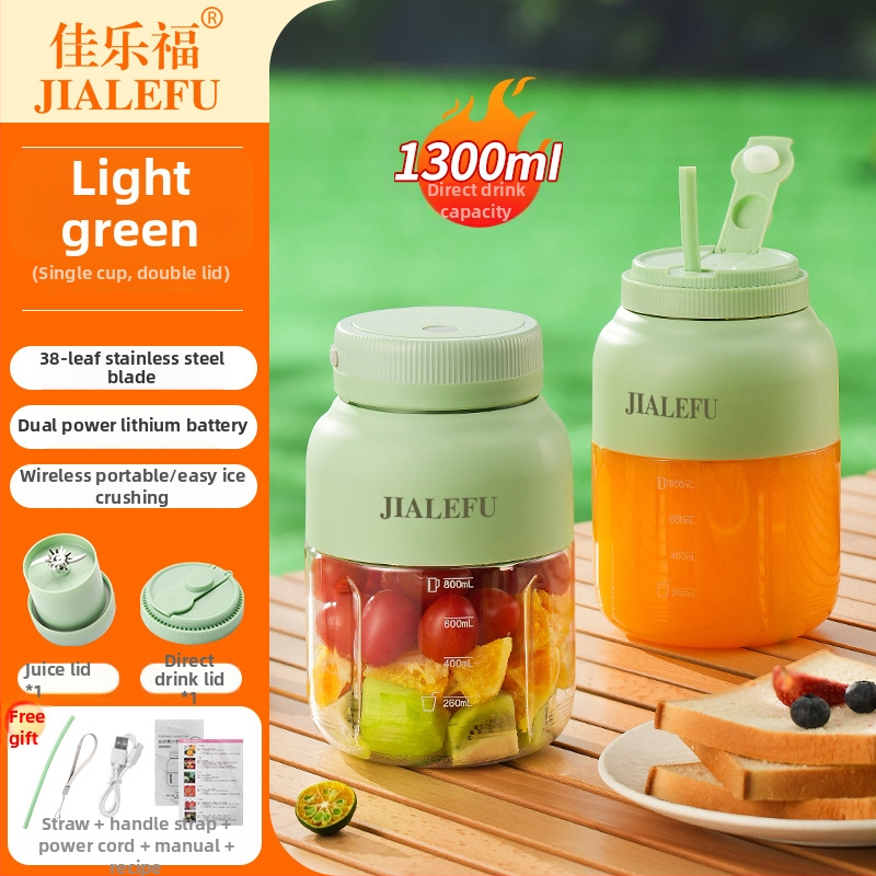 Prenosný odšťavovač - viacúčelový, 18000 ot./min, 5+ nožov, vnútorný zásobník z potravinárskeho PC, objem 1001-1500 ml