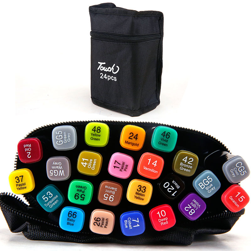 Σετ διπλής άκρης μαρκαδορών για υδατογραφία και σκίτσο (Εκπαιδευτική έκδοση μαθητή) – 1 κουτί