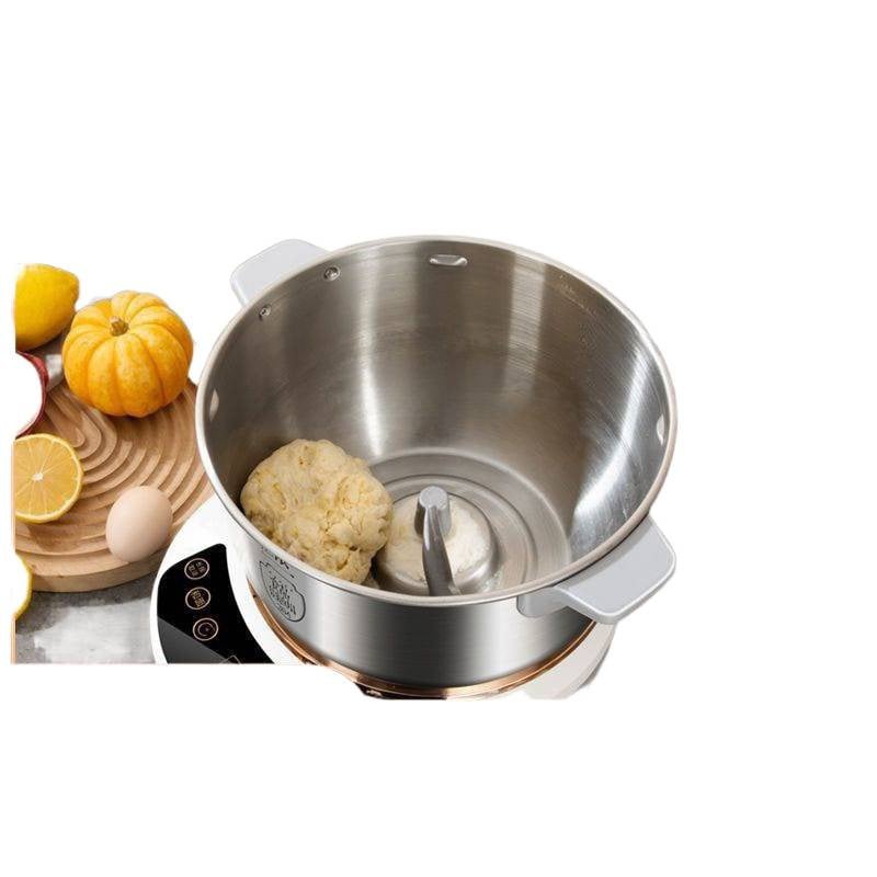 Домашна машина за месене на тесто с автоматично месене и ферментация при постоянна температура – капацитет 3–5 л; интелигентно управление чрез приложение; управление чрез докосване; 7+ скорости; стоманено тяло