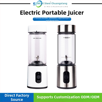 Prijenosni USB sok za voće i povrće – ugrađena baterija, 120 W, brzina 15001–18000 rpm, 5+ oštrica, kapacitet do 400 ml