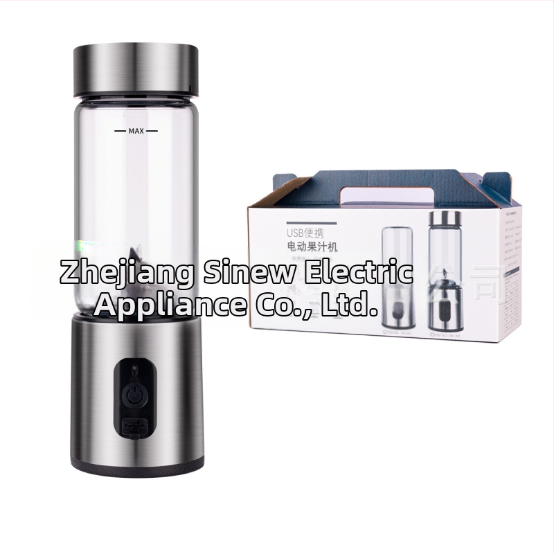 Prijenosni USB sok za voće i povrće – ugrađena baterija, 120 W, brzina 15001–18000 rpm, 5+ oštrica, kapacitet do 400 ml