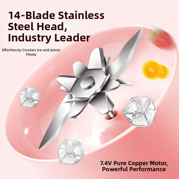 Prenosný odšťavovač pre domáce použitie – bezdrôtové nabíjanie, 150 W, rýchlosť až 20000 RPM, kapacita 400 ml, centrifugálny systém