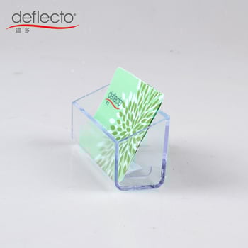 Dido cutie pentru carduri montată pe perete, din PS plastic, model 77844W, cu un singur strat, capacitate zeci de cărți de vizită, imprimare logo disponibilă