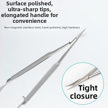 Očné konjunktívne pinzety, z nehrdzavejúcej ocele, varianty s automatickým uzavieraním a skrutkovacím zámkom, titanová zliatina, značka Wenchang Medical