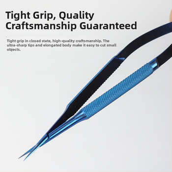 Očné konjunktívne pinzety, z nehrdzavejúcej ocele, varianty s automatickým uzavieraním a skrutkovacím zámkom, titanová zliatina, značka Wenchang Medical