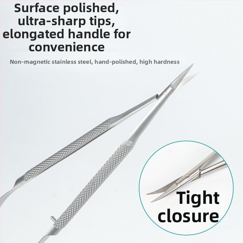 Očné konjunktívne pinzety, z nehrdzavejúcej ocele, varianty s automatickým uzavieraním a skrutkovacím zámkom, titanová zliatina, značka Wenchang Medical