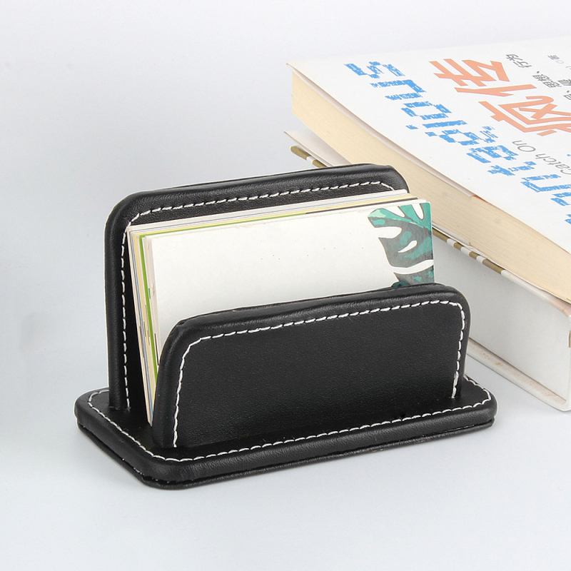 Suport pentru carduri din PVC, design geometric, logo imprimat, posibilitate de personalizare