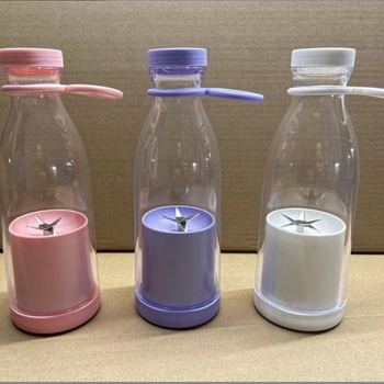 Prijenosna USB bežična posuda za cijeđenje soka, pet noževa ili više, unutarnji spremnik od hrane PC plastike, kapacitet 401–600 ml, tih rad