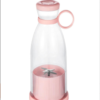 Prijenosna USB bežična posuda za cijeđenje soka, pet noževa ili više, unutarnji spremnik od hrane PC plastike, kapacitet 401–600 ml, tih rad