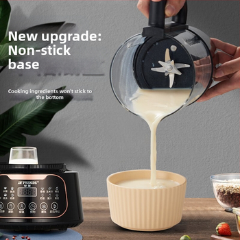 Viacúčelový mlynček na sójové mlieko a šťavy s polovičnou guľou – kapacita 1,2 L+, dotykové ovládanie, mletie bez filtra, 3D vykurovanie, horúce sušenie a sterilizácia