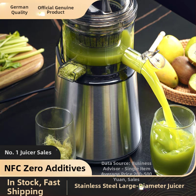 Odšťavovač s oddelením dužiny, 1 L kapacita, 201-500 W, 12001-15000 rpm, telo z potravinárskeho PP