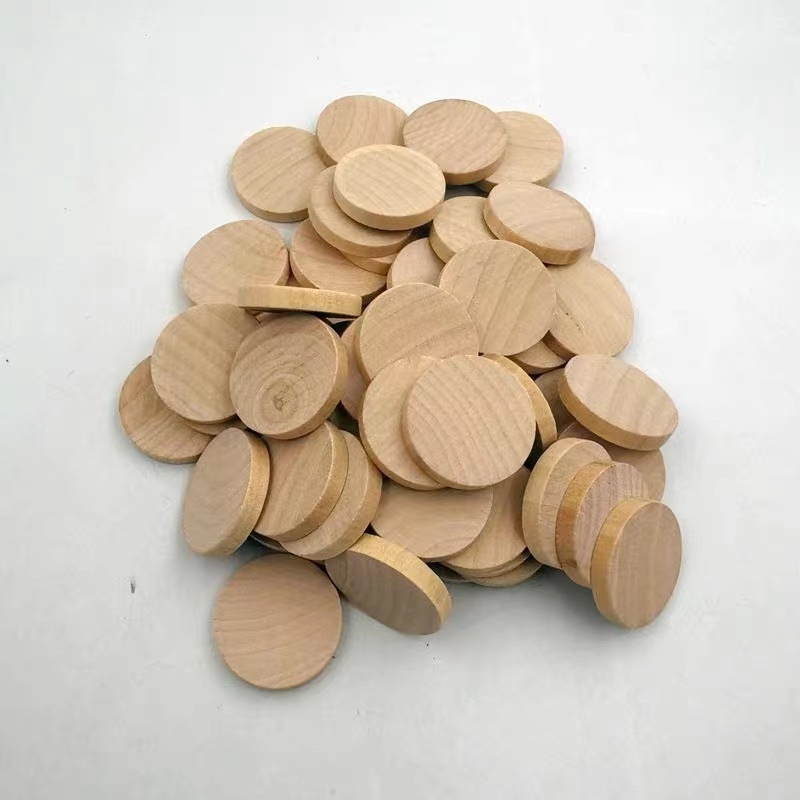 Stalak za lutku — kružni drveni disk, Fanou, moderni minimalistički stil, drveni materijal