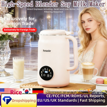Stroj na sójové mlieko, nerezové telo, 800 W, mletie bez sitka, ohrev spodnej dosky, udržiava teplo pre 4–5 porci