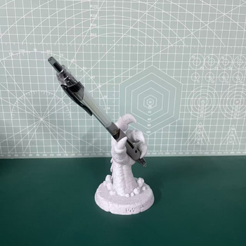 3D-εκτυπωμένος θήκη για στυλό και βάση τηλεφώνου με νύχια δράκου για το Χάλογουιν, PLA, μοντέλο 8817, πολυλειτουργικό