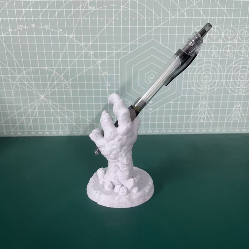 3D-εκτυπωμένος θήκη για στυλό και βάση τηλεφώνου με νύχια δράκου για το Χάλογουιν, PLA, μοντέλο 8817, πολυλειτουργικό