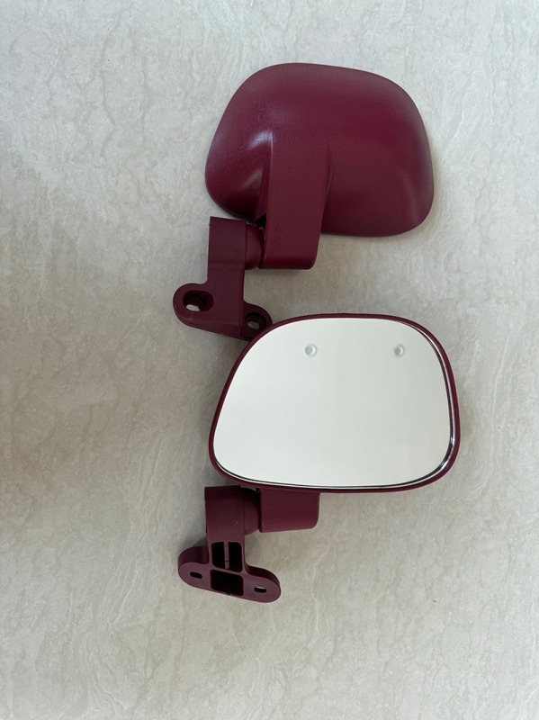 Oglindă retrovizoare pentru tricicletă, rotundă, model 0928, brand New Height, carcasă PP