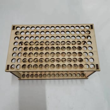 Cutie din lemn pentru depozitarea markerelor de vopsea, cu suport detașabil pentru vârf fin, model 120, configurații 120 de piese și 77 de piese, logo tipărit: OK