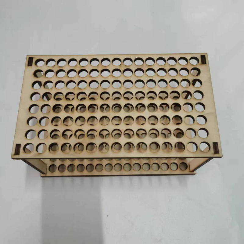 Cutie din lemn pentru depozitarea markerelor de vopsea, cu suport detașabil pentru vârf fin, model 120, configurații 120 de piese și 77 de piese, logo tipărit: OK