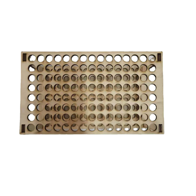 Cutie din lemn pentru depozitarea markerelor de vopsea, cu suport detașabil pentru vârf fin, model 120, configurații 120 de piese și 77 de piese, logo tipărit: OK