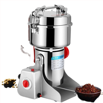 Univerzálny domáci mlyn na prášky s ultra jemným mletím z nehrdzavejúcej ocele, objem 2000 g, >40 000 rpm, pohár z nehrdzavejúcej ocele, telo z nehrdzavejúcej ocele, 6+ ostrí