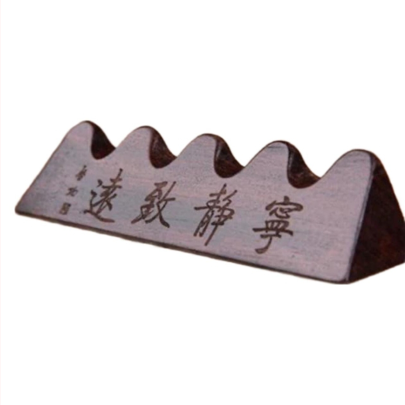Drevený stojan na štetce kaligrafie, Longcheng Pavilion, rôzne modely, drevo, tlačené logo