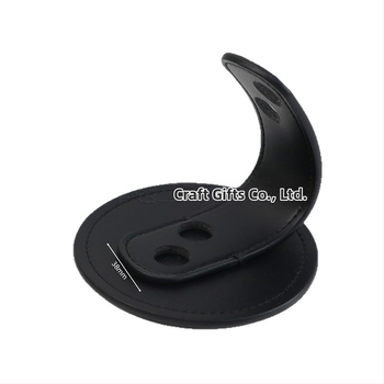 PU kožený stolný držiak na pero, kreatívny kancelársky organizér, tlač loga k dispozícii, prispôsobiteľný obchodný dar