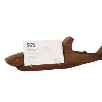 Raft de afișare pentru cărți de vizită din lemn TAS223M, strat unic, imprimare logo disponibilă, personalizare