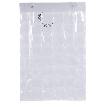 Višenamjenski izložbeni stalak - proziran, zidno postavljen, kartični album s višestrukim pretincima