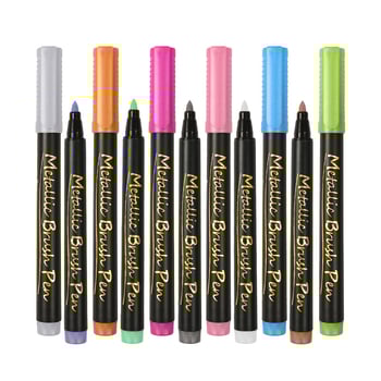 Μεταλλικός μαρκαδόρος για DIY ζωγραφική σε κεραμικά, με δυνατότητα στοίβαξης, σκληρή άκρη (Μάρκα: apao; Αναπληρώσεις: 12; Συσκευασία: Βασική συσκευασία)