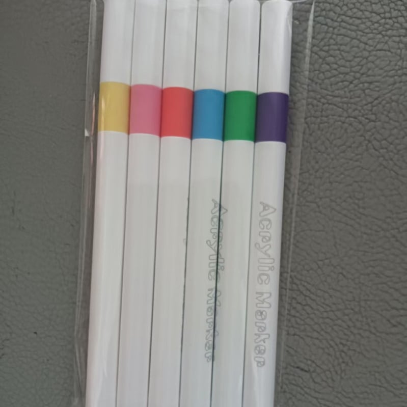Guoya akril marker – 1 kom, 12 punjenja, osnovna ambalaža