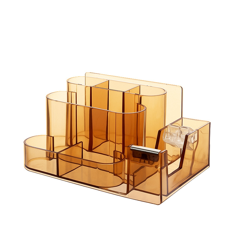 Θήκη στυλό γραφείου – ακρυλική, πρισματικού σχήματος, θήκη για ταινία, εξατομικεύσιμη με εκτύπωση λογότυπου