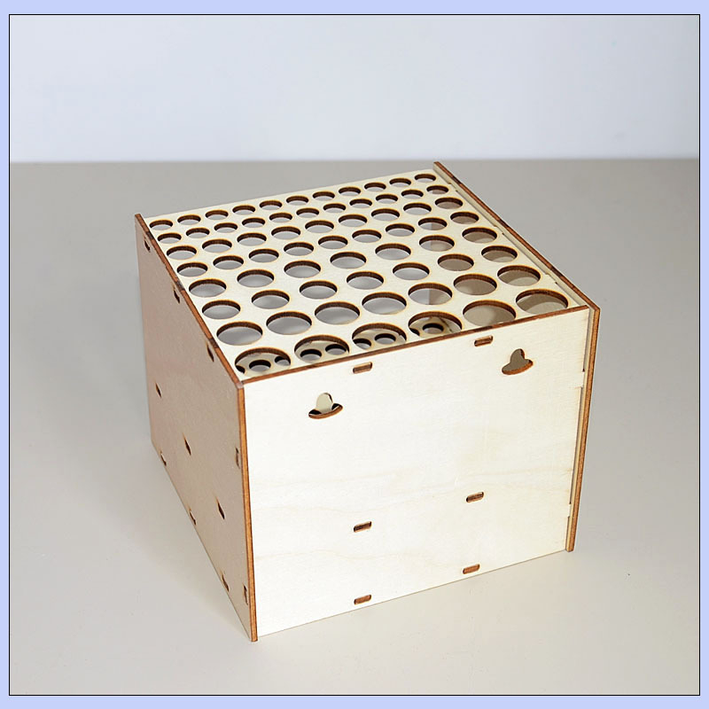 Ξύλινο δοχείο στυλό γραφείου με πολλαπλές θήκες, τετράγωνο σχήμα, μοντέλο Fxbj, δυνατότητα εκτύπωσης λογότυπου και προσαρμογή