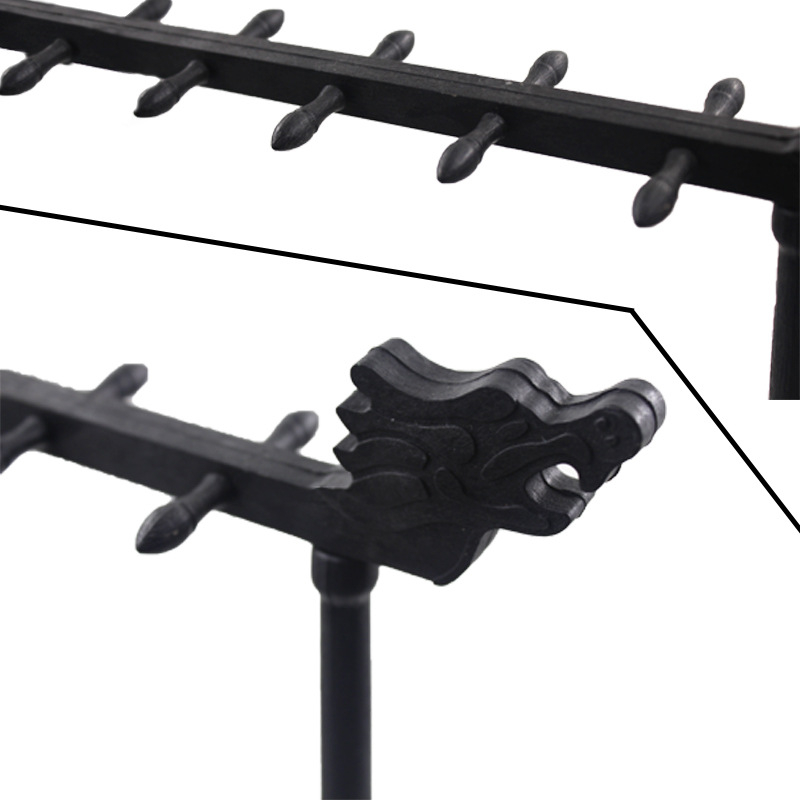 Θήκη για στυλό και πινέλα, πλαστική με εμφάνιση ξύλου, αποσπώμενο σύστημα 12 υποδοχών