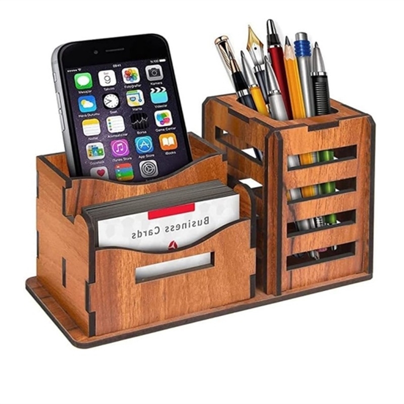 Organizator za stol s podijeljenim odjeljcima i poklopcem, staklena kutija za pohranu, model MX-1121