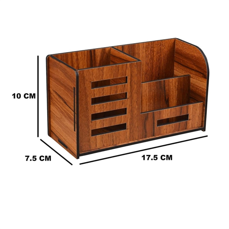 Organizator za stol s podijeljenim odjeljcima i poklopcem, staklena kutija za pohranu, model MX-1121
