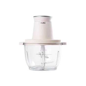 Domáce mlynček na mäso 2,5 l — plne automatický, multifunkčný, s 4 čepeľami a sklenenou nádobou, druhá rýchlosť